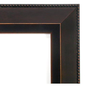 Signore Bronze Beveled Wood Wall Mirror - 32.25 x 26.25 in.