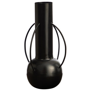 14in. Contemporary Metal Vase