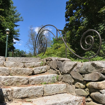 Hand-forged Wrought Iron Rail