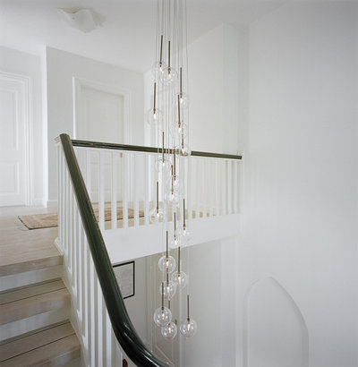 Transitional Staircase Modern Staircase