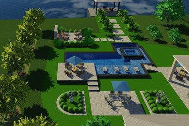 Eclectic Pool & Garden