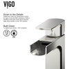 VIGO Marigold Handmade Matte Stone Vessel Sink Set With Vessel Faucet