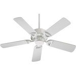 Quorum - Quorum 143425-6 Estate - 42" Patio Fan - Add a ceiling fan to your room and get comfortable. A good fan offers cool relief, circulates warm air for more efficient heating and adds a touch of fresh air to any space. Our fan collection is wonderfully diverse, so there's a style to suit any interior. Durable construction guarantees whisper-soft operation and our wide variety of styles offer a decorative and functional addition to any room.