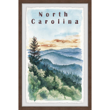 "A View of North Carolina" Framed Painting Print, 24x36