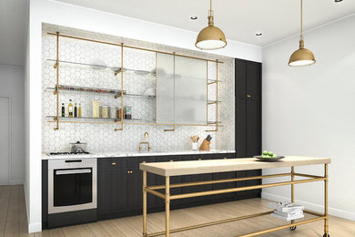 Kitchen - kitchen idea in New York