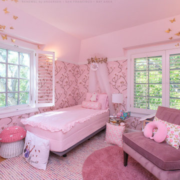 New Windows in Colorful Bedroom - Renewal by Andersen San Francisco Bay Area