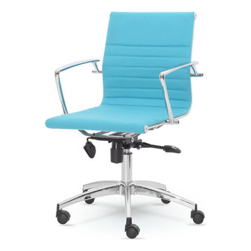 Mid-Back Executive Fabric Swivel Office, DY-9712KN