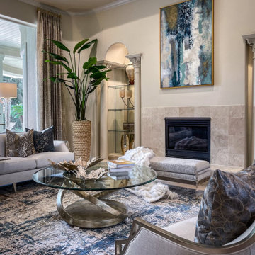 Dressy Transitional-Formal Living Room