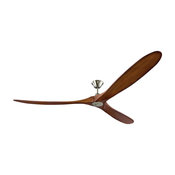 Monte Carlo 88" Maverick -Brushed Steel With Koa Blades