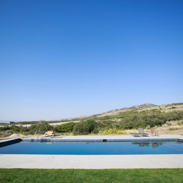 Expansive Views In Backyard Pool