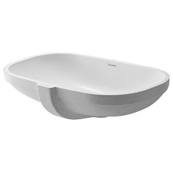 Duravit D-Code 12 5/8"x12 5/8" Bathroom Sink, White