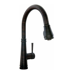 Miseno - Miseno MK331 Lovato Pullout Spray High-Arc Kitchen Faucet - Kitchen Faucets