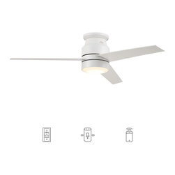 Carro - Carro 52'' Indoor Ceiling Fan with Light Wall Control and Remote by Wifi App - Ceiling Fans