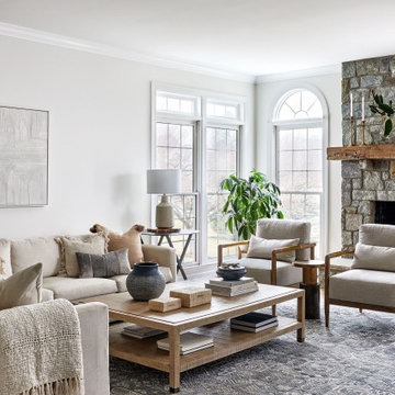 Transitional Living Room