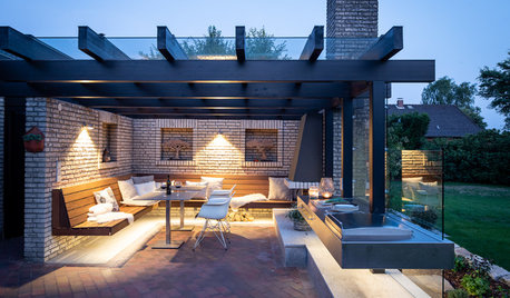 Terrassen-Make-over: Ein schwebender Grill für den Grillmeister
