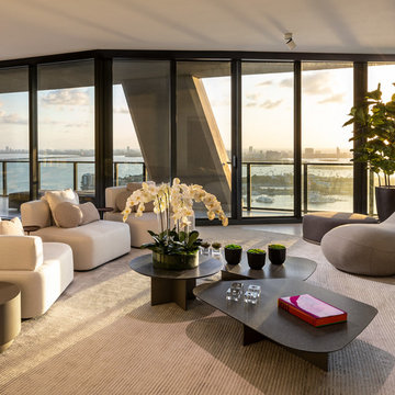 Model Apartment at Zaha Hadid's One Thousand Museum in Miami