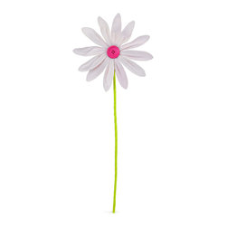 Shea's Wildflower - 24" Large Daisy Stem, Light Pink - Wreaths And Garlands