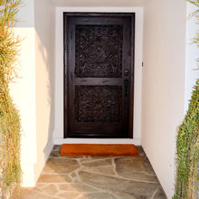 Front door carvings
