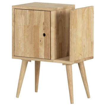 Solid Wood End Table with Storage Kodali South Shore
