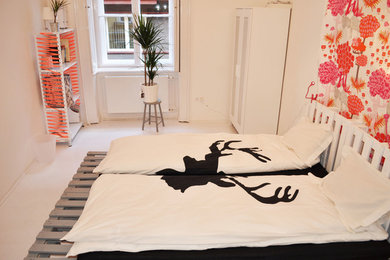 Bedroom - contemporary bedroom idea in Other
