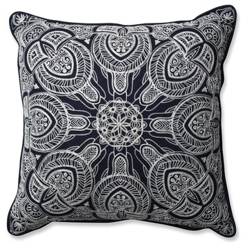 Quinn 16.5" Throw Pillow, Navy