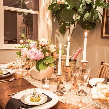 New Years Table Scape