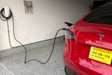 Tesla Car Charger Installation