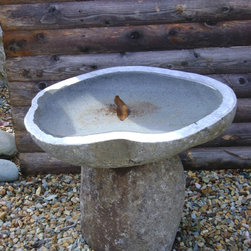 Boulder Birdbath - Bird Baths