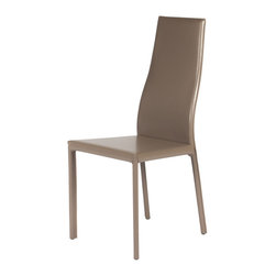 Joelle Fully Upholstered Dining Chair | Cappuccino (Set of 2) - Armchairs And Accent Chairs