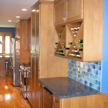 Transitional ...blue highlight