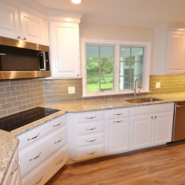 Bright and Great Angles in this Kitchen Remodel!
