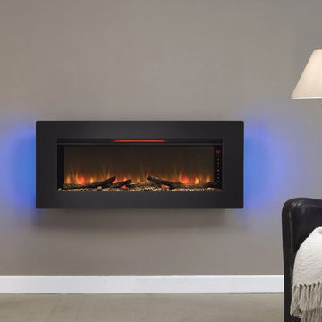 Best Wall Mount Electric Fireplace Ideas in Living Room