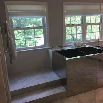 large bath remodel in Chester County