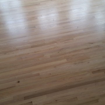 Bona Custom Stain & UV Finish on Red Oak - Residential Project