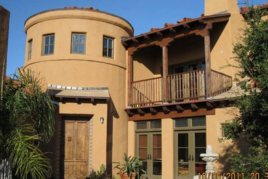 Tuscan exterior home photo in Los Angeles