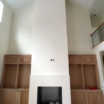 25' Venetian Plaster Fireplace