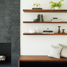Mid Century Fireplace
