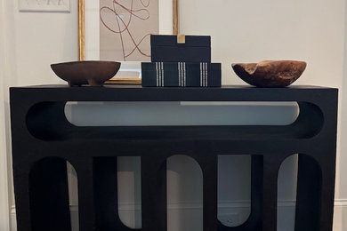 Inspiration for a transitional entryway remodel in Raleigh