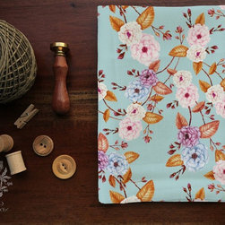 Linen Cotton Cot Quilts, Briar Rose Fabric by Thistle and Fox - Products