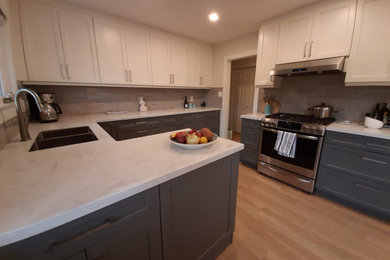 Large trendy kitchen photo in Vancouver