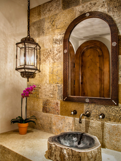Best Mediterranean Powder Room Design Ideas & Remodel Pictures Houzz