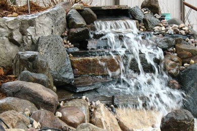 This is an example of a traditional landscaping in Calgary.
