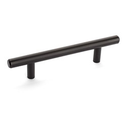 Door Corner - Oil Rubbed Bronze European Bar Pulls, 4" Hole-Centers - Cabinet And Drawer Handle Pulls