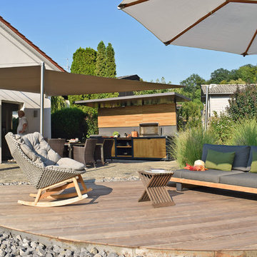 Genuss im Garten: Outdoorküche und Lounge Terasse