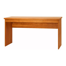 Linear Desk in Cherry - Desks And Hutches