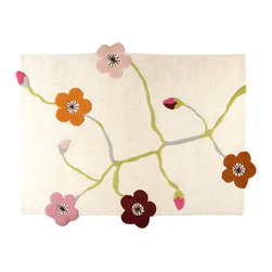 Mat The Basics - Mat The Basics Messina White and Multi Rug - Rugs