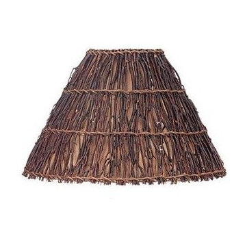 Cal Round Woven Twig Shade,