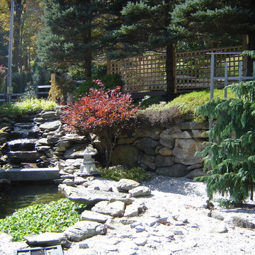 Water Feature in Lu-Ann's Japenese Garden at Look'N'Good Nursery.