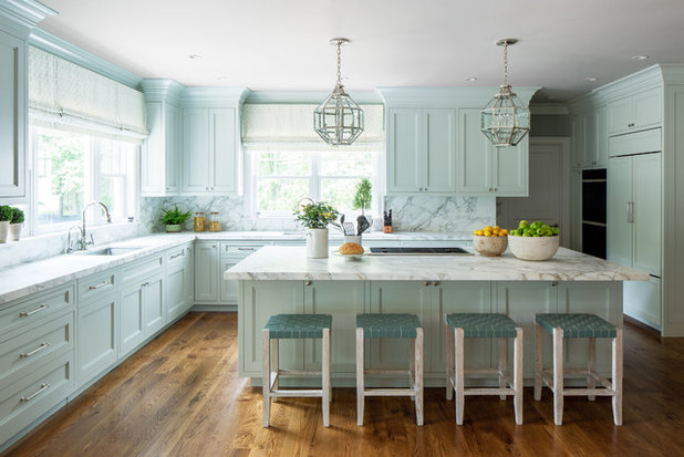 new this week: 3 amazing kitchens with light-colored cabinets