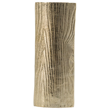 Aluminum Timber Eye Vase 6x3x15"
